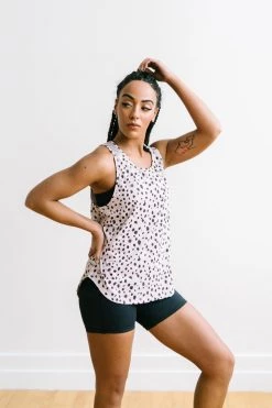 Maven Thread Tops Breathe Tank - Dalmatian