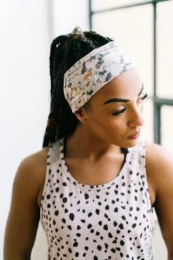 Maven Thread Tops Breathe Tank - Dalmatian