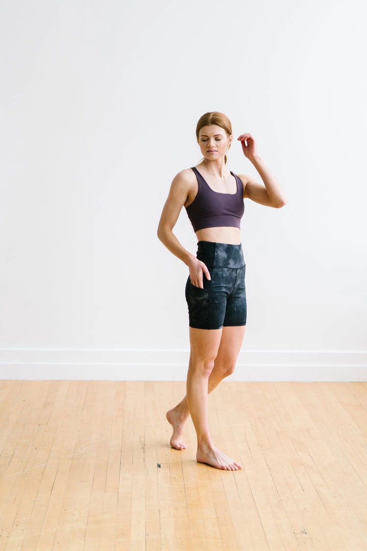 Maven Thread Bottoms Biker Shorts - 6'' - Black Tie Dye | MT LUXE 8 Maven Thread Bottoms Biker Shorts - 6'' - Black Tie Dye | MT LUXE