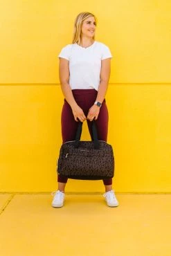 Maven Thread Bags On The Go Duffel - Green Leopard