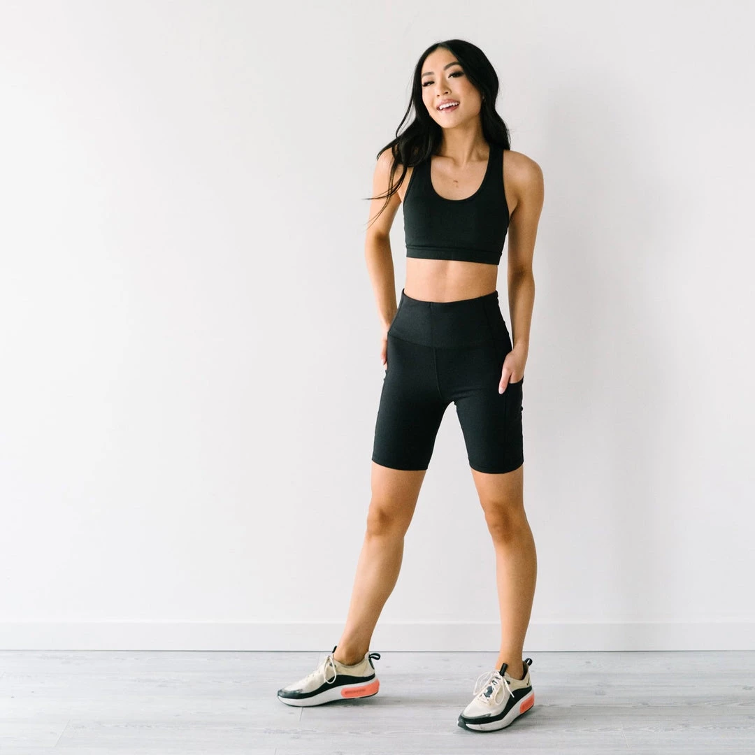 Maven Thread Biker Shorts - 8'' - Black | MT SPORT Bottoms 5 Maven Thread Biker Shorts - 8'' - Black | MT SPORT Bottoms