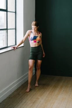 Maven Thread Biker Shorts - 6'' - Olive Green | MT LUXE Bottoms