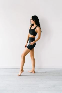 Maven Thread Biker Shorts - 4'' - Black Tie Dye | MT LUXE