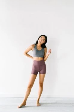 Maven Thread Biker Shorts - 4'' - Muted Plum | MT LUXE Bottoms 12 Maven Thread Biker Shorts - 4'' - Muted Plum | MT LUXE Bottoms