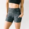 Maven Thread Biker Shorts - 4'' - Grey Leopard | MT SPORT