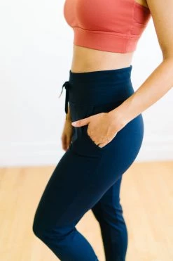 Maven Thread Bottoms Warmup Joggers - Navy | MT LUXE