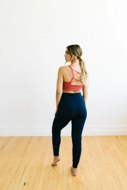 Maven Thread Bottoms Warmup Joggers - Navy | MT LUXE