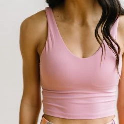 Maven Thread Tops Crop Tank Sports Bra - Orchid | MT LUXE
