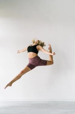 Maven Thread Bottoms Biker Shorts - 8'' - Muted Plum | MT LUXE