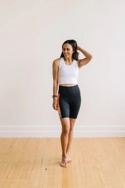 Maven Thread Biker Shorts - 8'' - Peach Colorblock | MT SPORT Bottoms