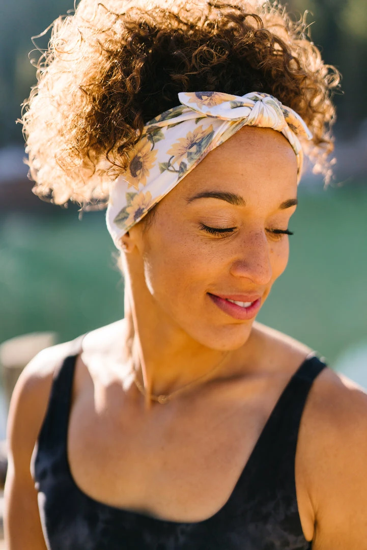 Maven Thread Bow Headbands SUNFLOWER - 4'' Bow Headband 6 Maven Thread Bow Headbands SUNFLOWER - 4'' Bow Headband