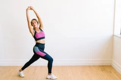 Maven Thread Inspire Leggings - Berry Colorblock | MT SPORT