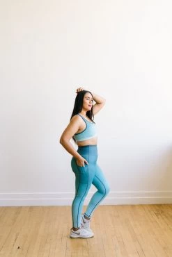 Maven Thread Power Sports Bra - Teal Ombre | MT SPORT Tops 25 Maven Thread Power Sports Bra - Teal Ombre | MT SPORT Tops