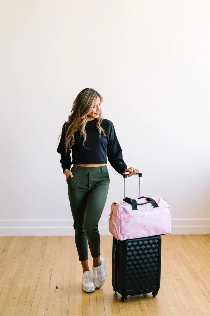 Maven Thread On The Go Duffel - Pink Marble Bags 5 Maven Thread On The Go Duffel - Pink Marble Bags