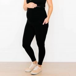 Maven Thread Maternity Leggings - Black | MT LUXE