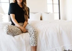 Maven Thread Lounge Premium Pajama Pants - Dalmatian Lounge Bottoms