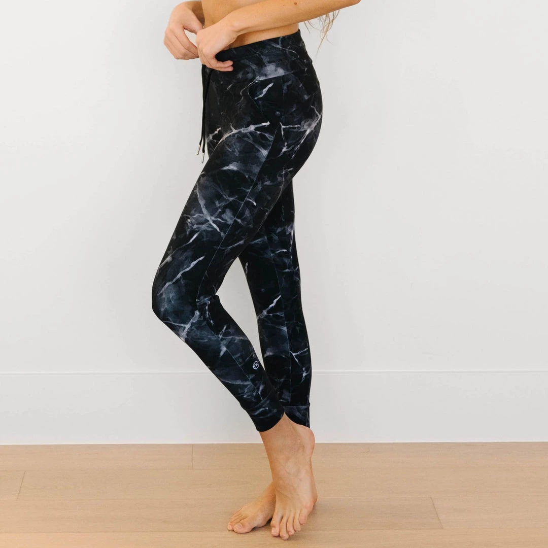 Maven Thread Warmup Joggers - Black Marble | MT LUXE 3 Maven Thread Warmup Joggers - Black Marble | MT LUXE