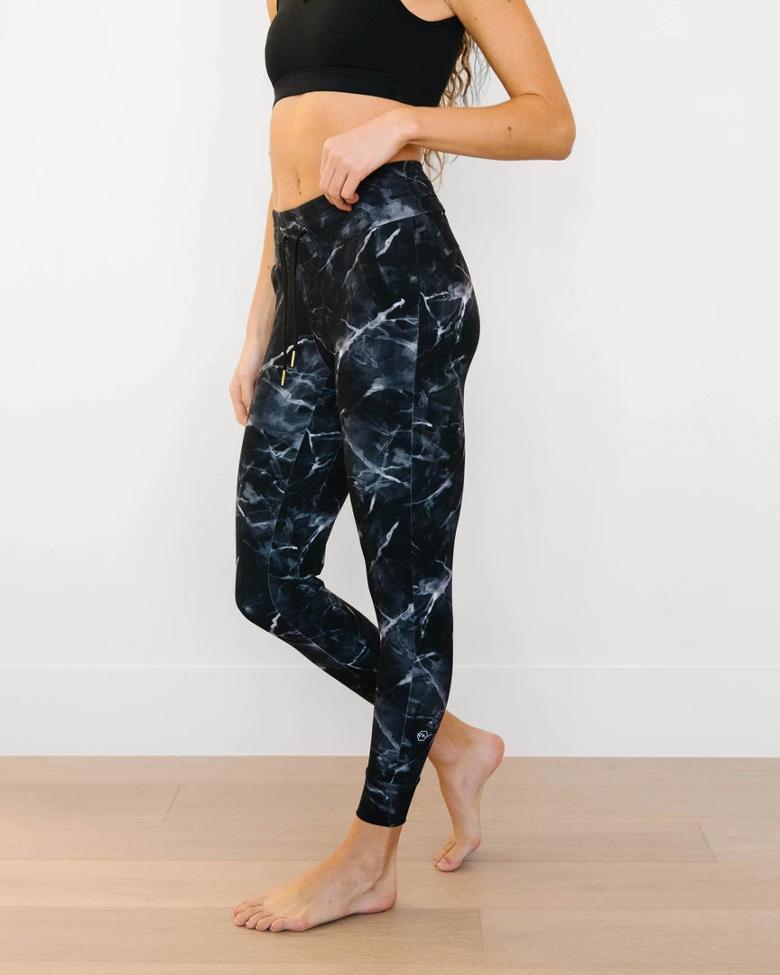 Maven Thread Warmup Joggers - Black Marble | MT LUXE 13 Maven Thread Warmup Joggers - Black Marble | MT LUXE