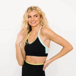 Maven Thread Hype V-Neck Sports Bra - Neon | MT SPORT Tops