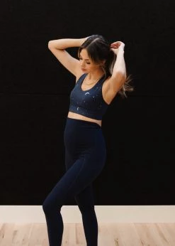 Maven Thread Maternity Leggings - Navy | MT LUXE