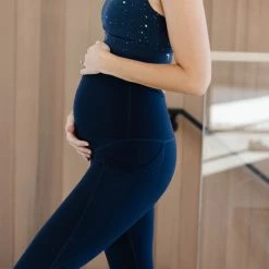 Maven Thread Maternity Leggings - Navy | MT LUXE