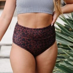 Maven Thread Swim High Rise Bottoms - Cheetah