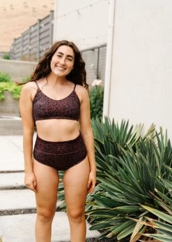 Maven Thread Swim High Rise Bottoms - Cheetah