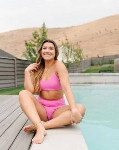 Maven Thread High Rise Bottoms - Orchid Pink Swim 14 Maven Thread High Rise Bottoms - Orchid Pink Swim