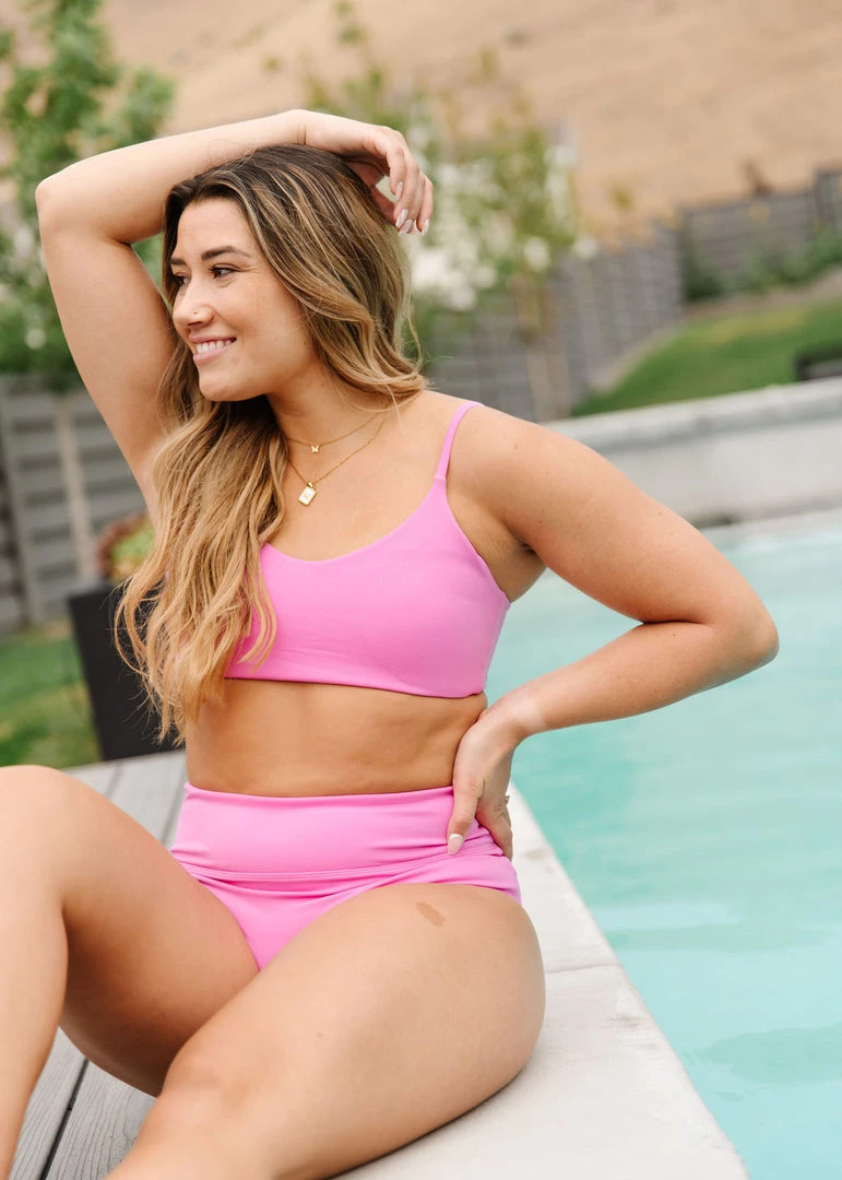 Maven Thread High Rise Bottoms - Orchid Pink Swim 7 Maven Thread High Rise Bottoms - Orchid Pink Swim