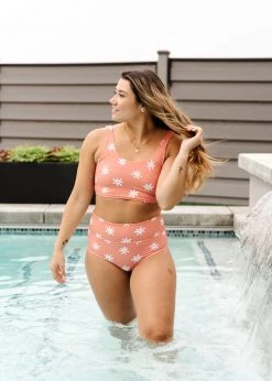 Maven Thread Swim High Rise Bottoms - Daisy