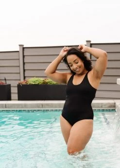 Maven Thread Strappy One Piece - Black Swim