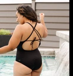 Maven Thread Strappy One Piece - Black Swim