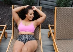 Maven Thread High Rise Bottoms - Grey Leopard Swim