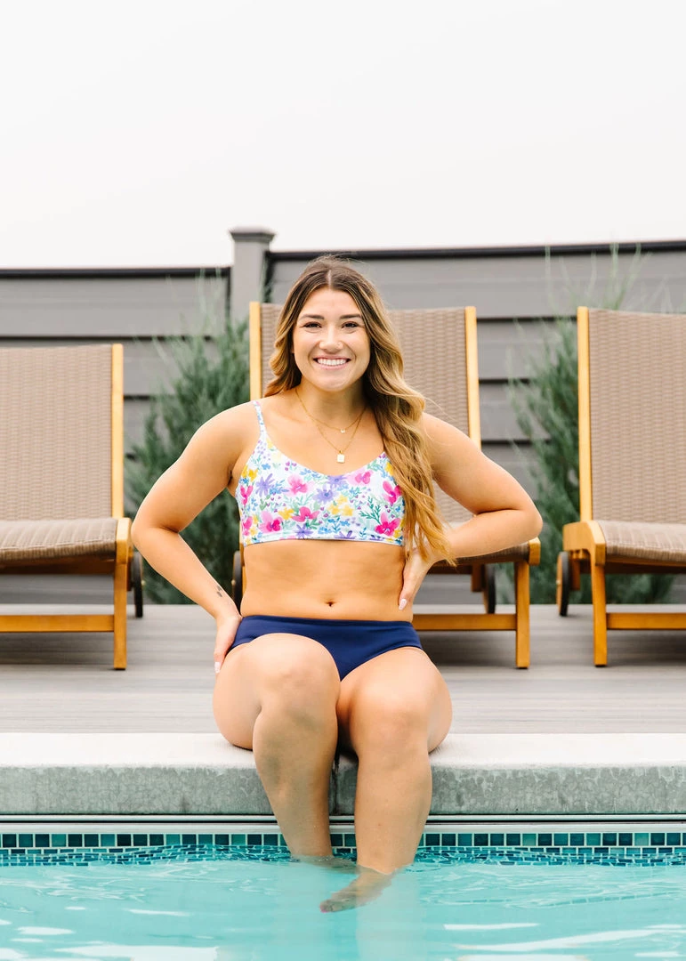 Maven Thread Low Rise Bottoms - Navy Swim 9 Maven Thread Low Rise Bottoms - Navy Swim