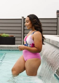 Maven Thread High Rise Bottoms - Orchid Pink Swim 18 Maven Thread High Rise Bottoms - Orchid Pink Swim