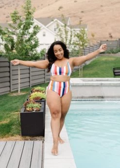 Maven Thread High Rise Bottoms - Retro Stripe