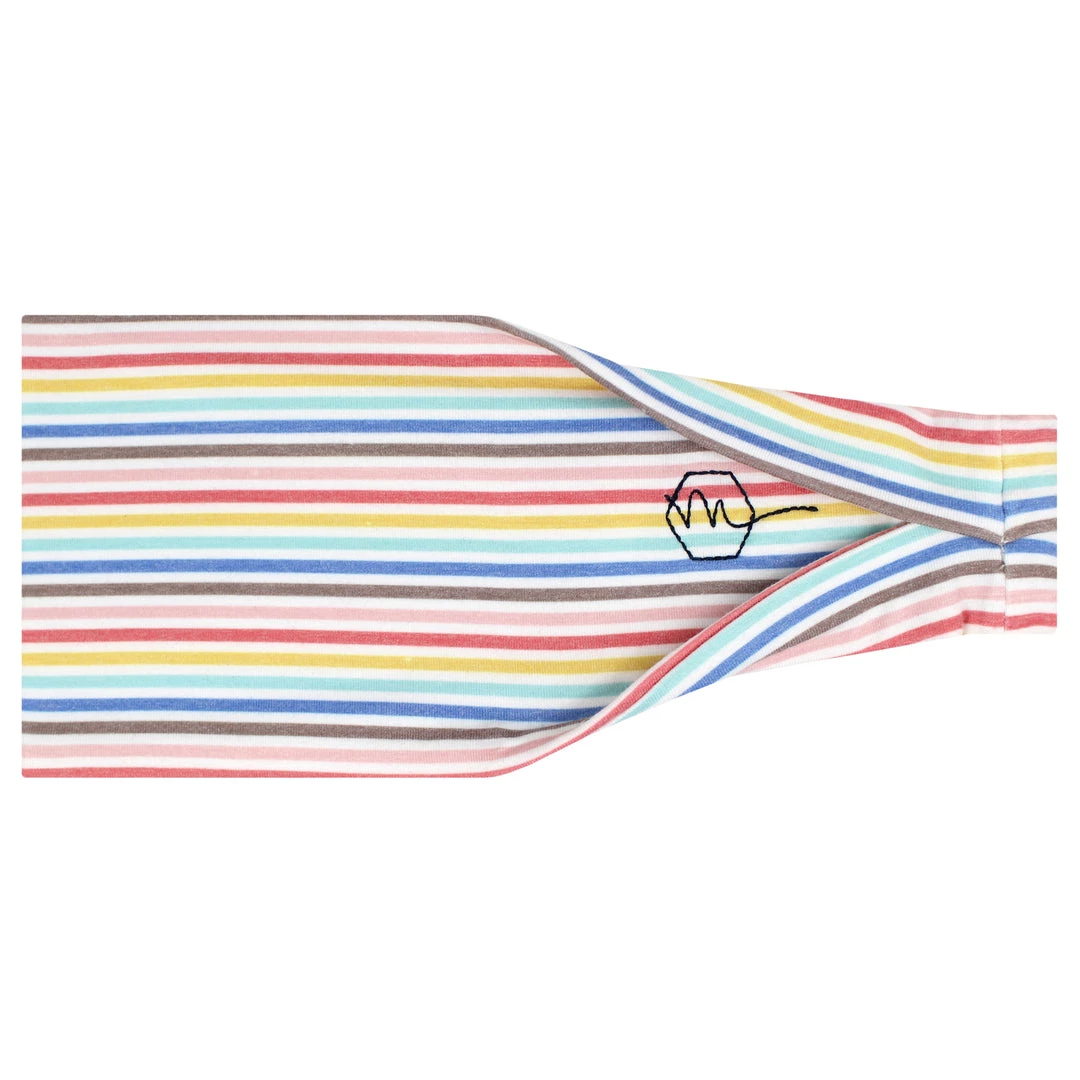 Maven Thread 4" Headbands Rainbow Stripes - 4'' Headband Single 3 Maven Thread 4" Headbands Rainbow Stripes - 4'' Headband Single