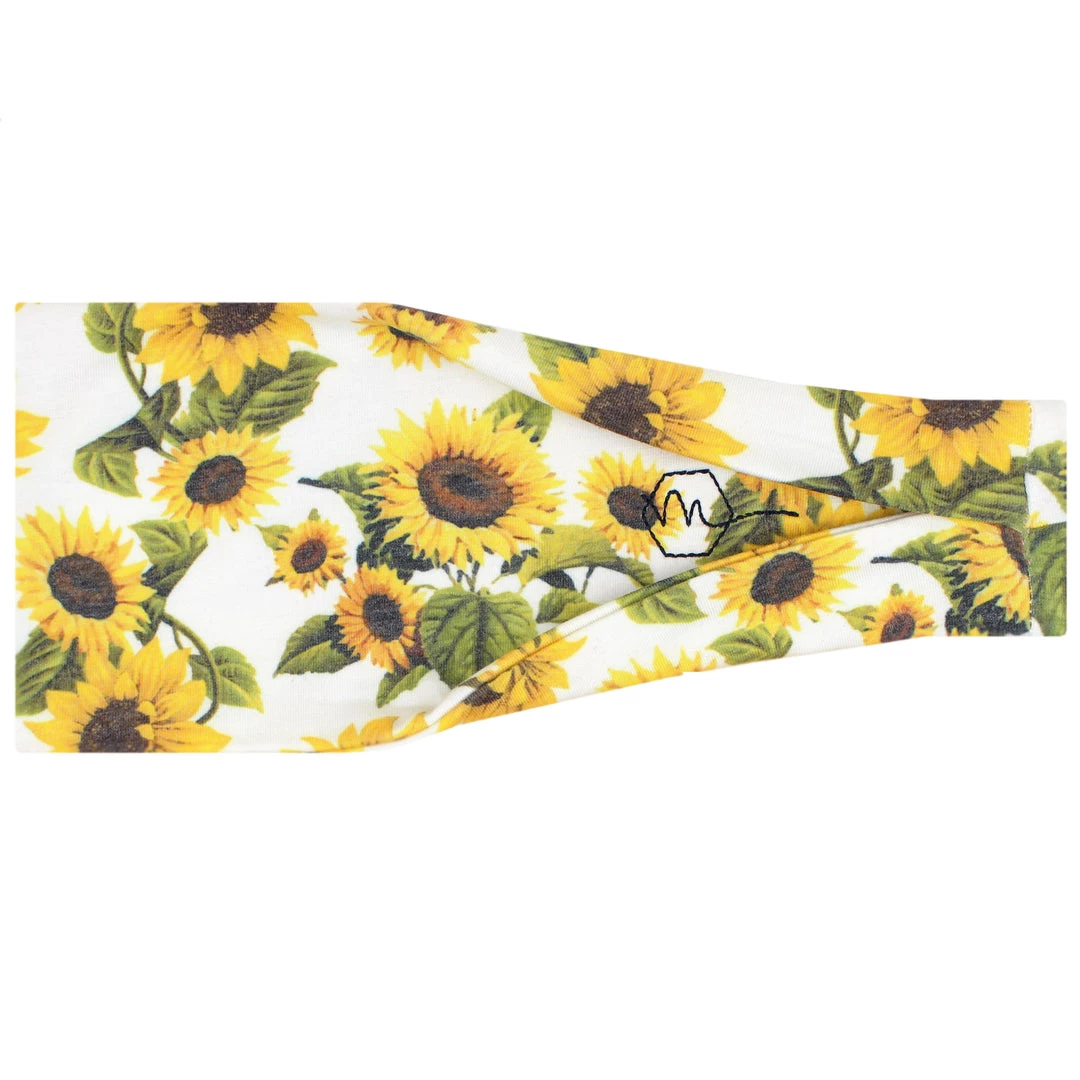 Maven Thread 4" Headbands Sunflower - 4'' Headband Single 3 Maven Thread 4" Headbands Sunflower - 4'' Headband Single