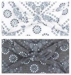 Maven Thread BANDANA B&W - 4'' Bow Headband