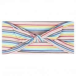 Maven Thread 4" Single Headbands Rainbow Stripes - 4'' Bow Headband Single