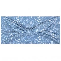 Maven Thread Blue Wildflower - 4'' Bow Headband Single