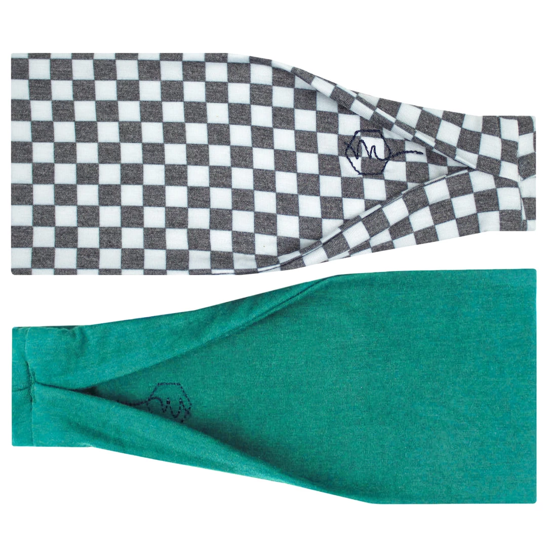Maven Thread CHECKERED - 4'' Headband 3 Maven Thread CHECKERED - 4'' Headband