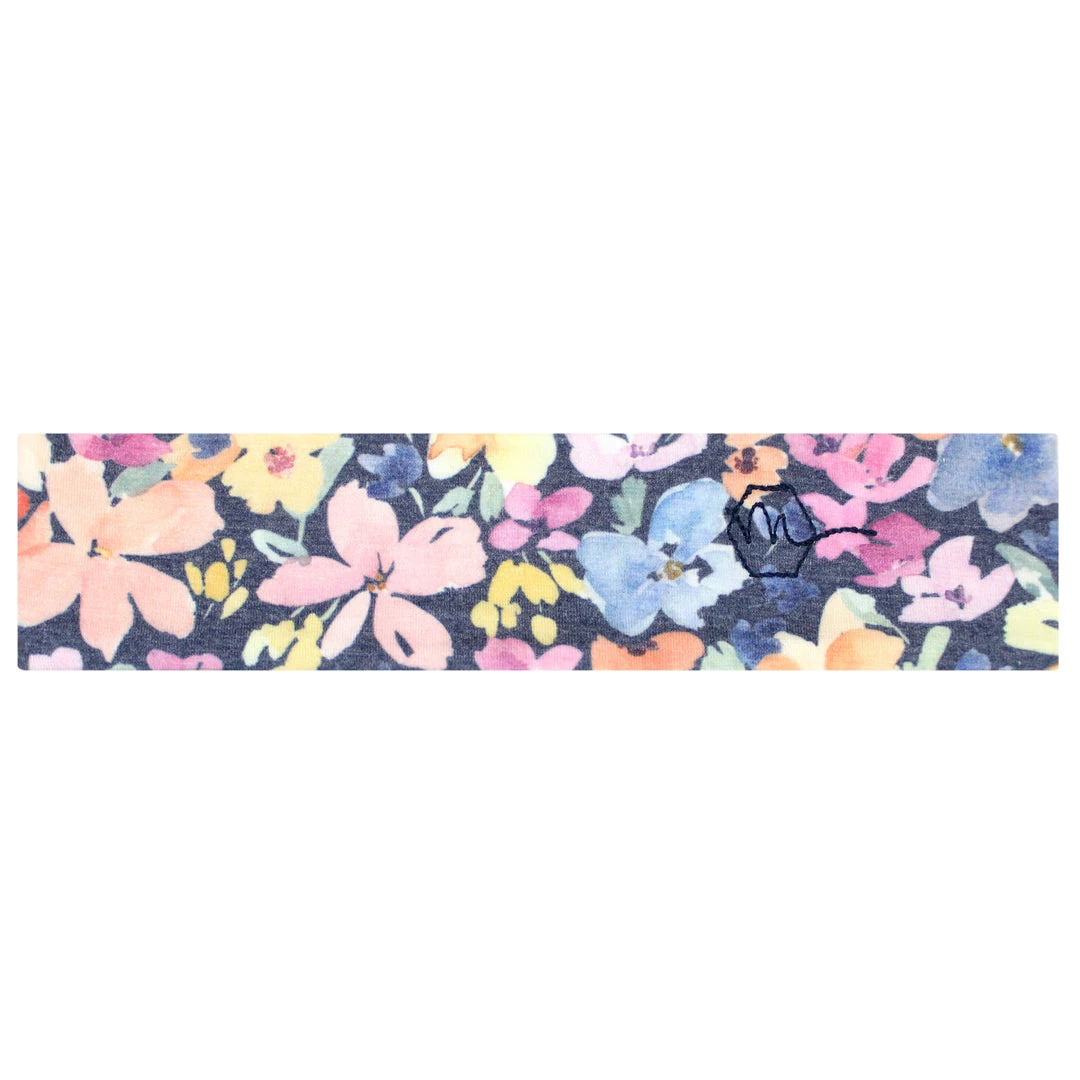 Maven Thread Dark Floral - 2'' Headband Single 3 Maven Thread Dark Floral - 2'' Headband Single