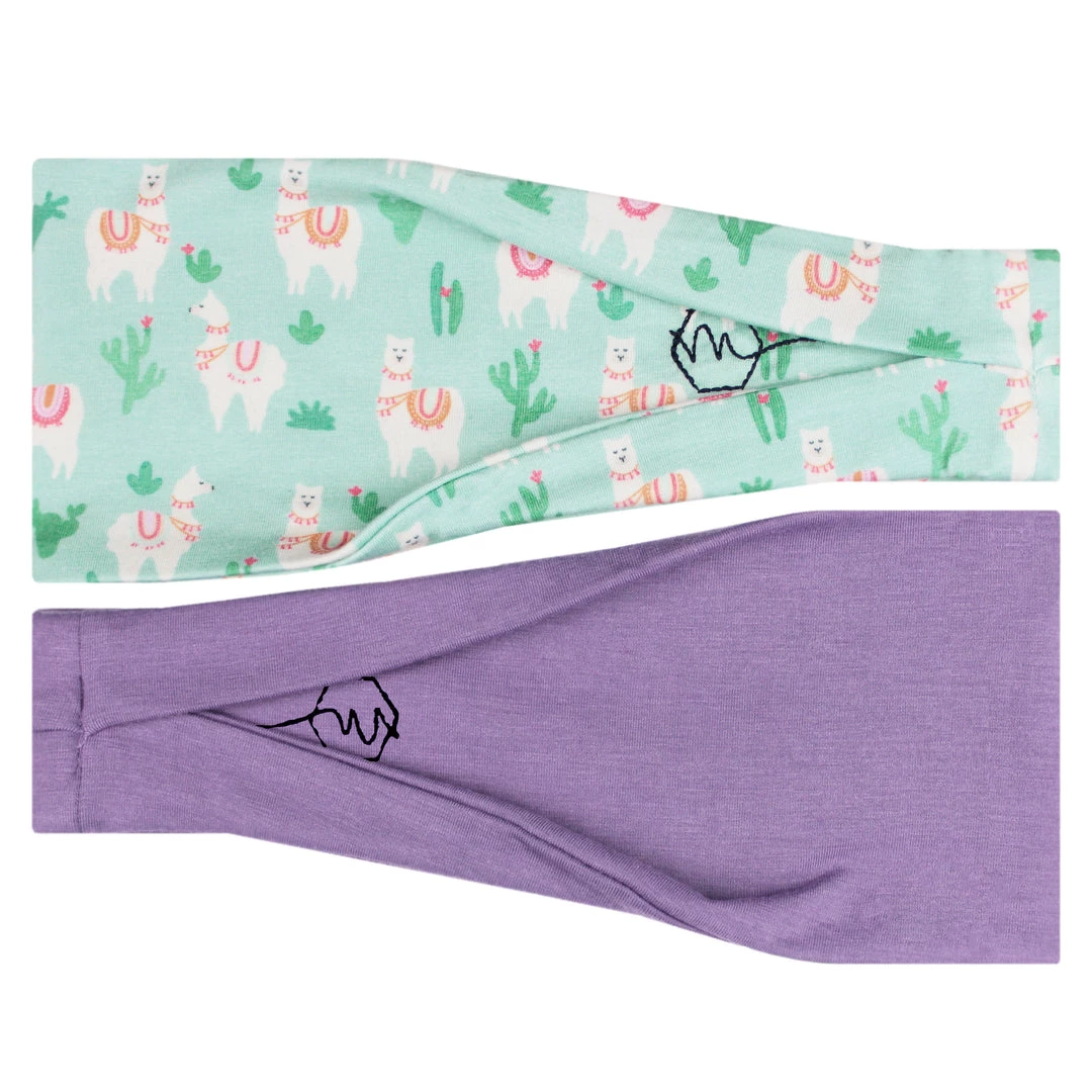 Maven Thread 4" Headbands LLAMAS - 4'' Headband 3 Maven Thread 4" Headbands LLAMAS - 4'' Headband