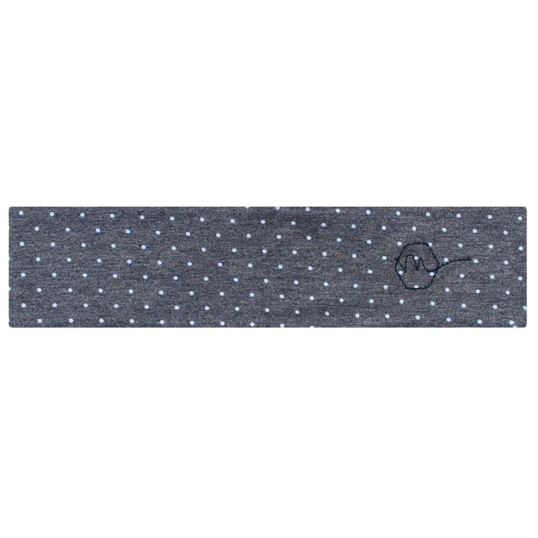 Maven Thread 4" Single Headbands Black Polkadot - 2'' Headband Single 3 Maven Thread 4" Single Headbands Black Polkadot - 2'' Headband Single