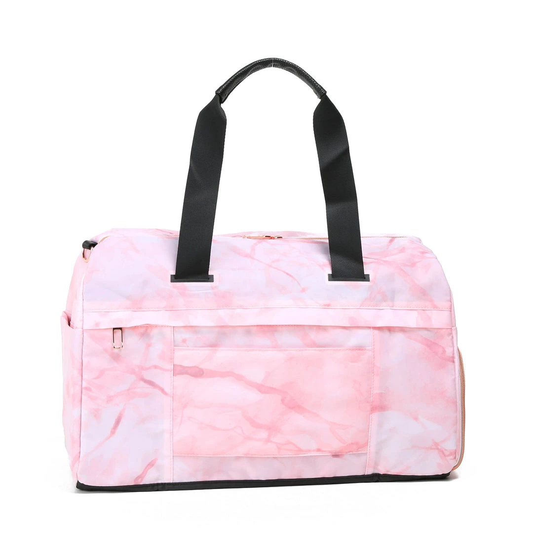 Maven Thread On The Go Duffel - Pink Marble Bags 13 Maven Thread On The Go Duffel - Pink Marble Bags