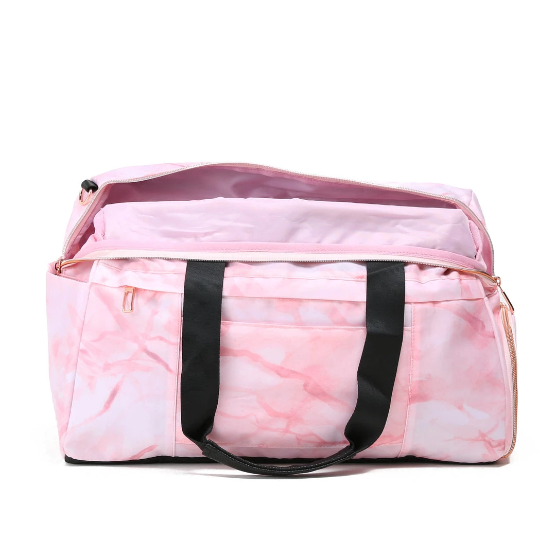 Maven Thread On The Go Duffel - Pink Marble Bags 14 Maven Thread On The Go Duffel - Pink Marble Bags