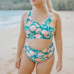 Maven Thread Oasis Bikini Top - Oranges Swim