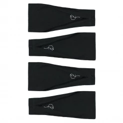 Maven Thread BLACK BASICS 4 Pack - 4'' Headband
