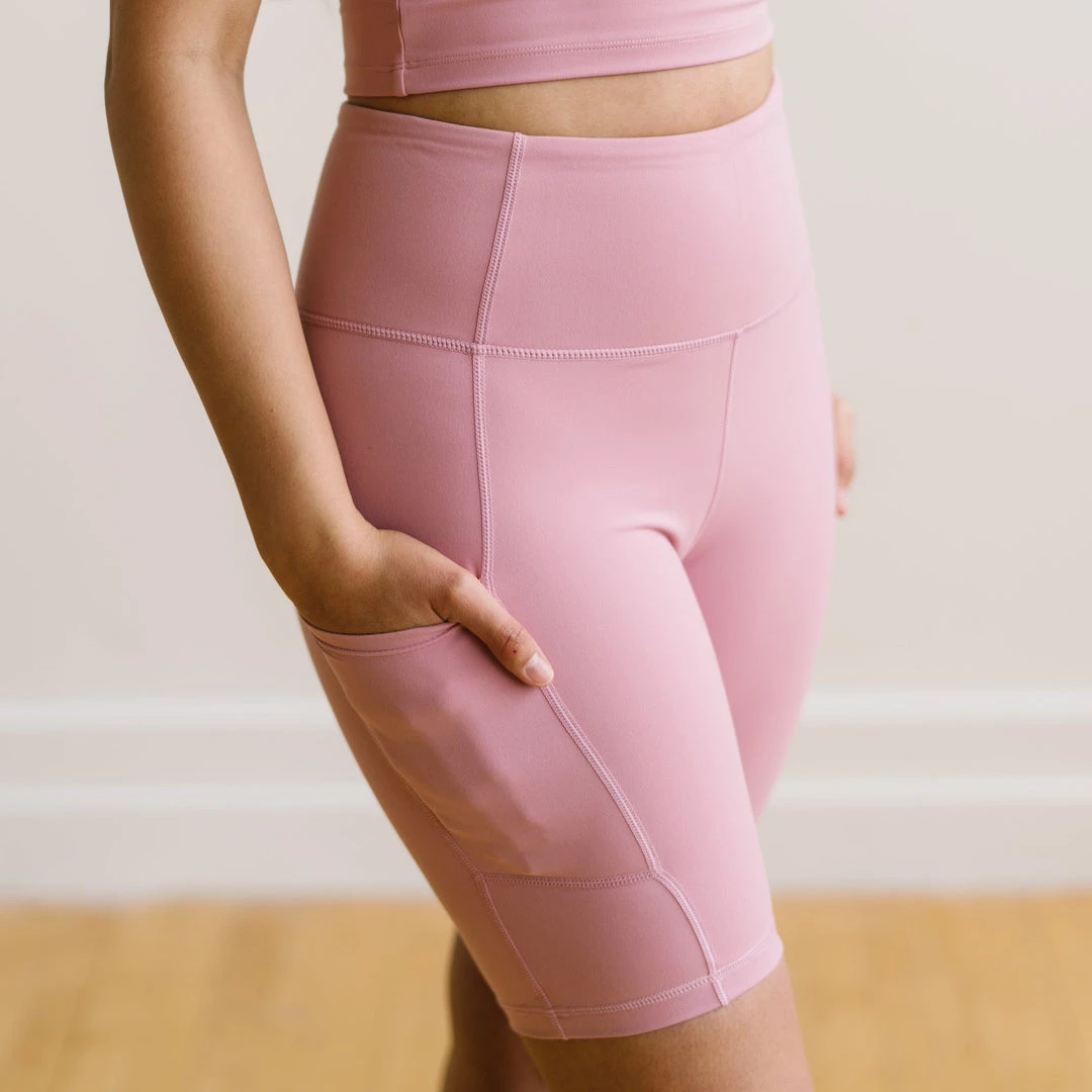 Maven Thread Biker Shorts - 8'' - Orchid | MT LUXE Bottoms 3 Maven Thread Biker Shorts - 8'' - Orchid | MT LUXE Bottoms